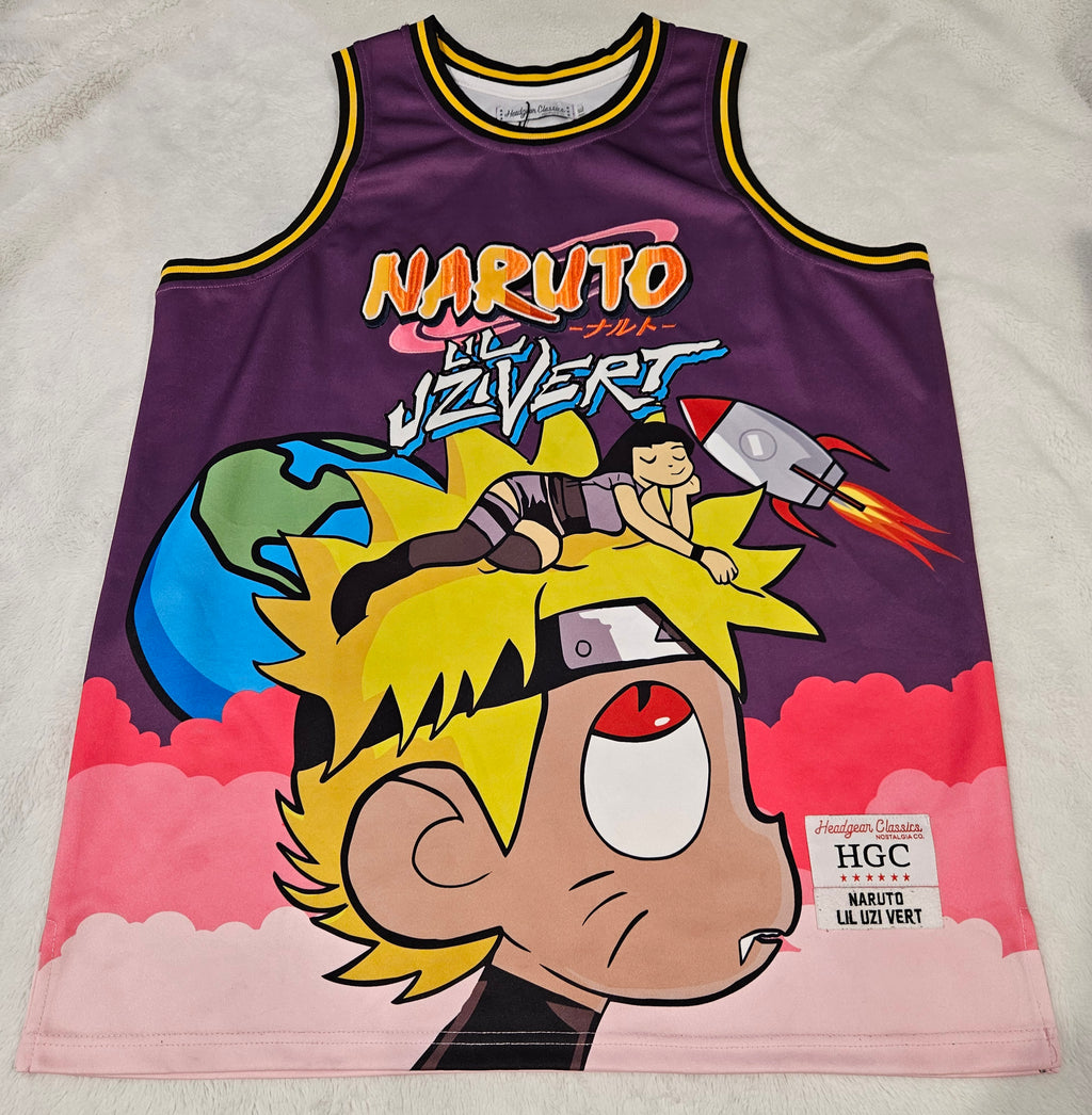 'NWOT' Headgear Classics 'Naruto x Lil Uzi Vert' Basketball Jersey-Men's Size XL