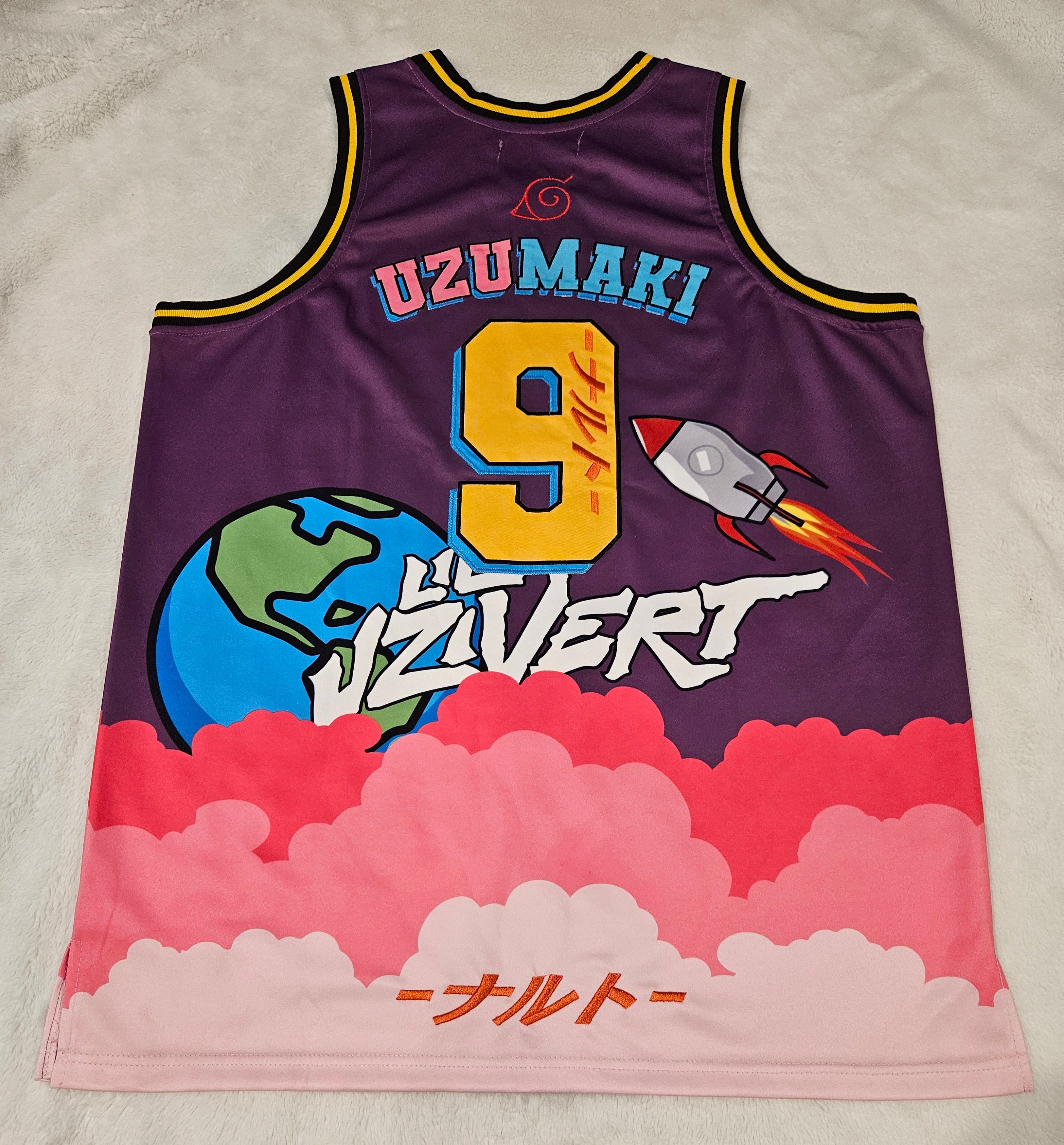 'NWOT' Headgear Classics 'Naruto x Lil Uzi Vert' Basketball Jersey-Men's Size XL