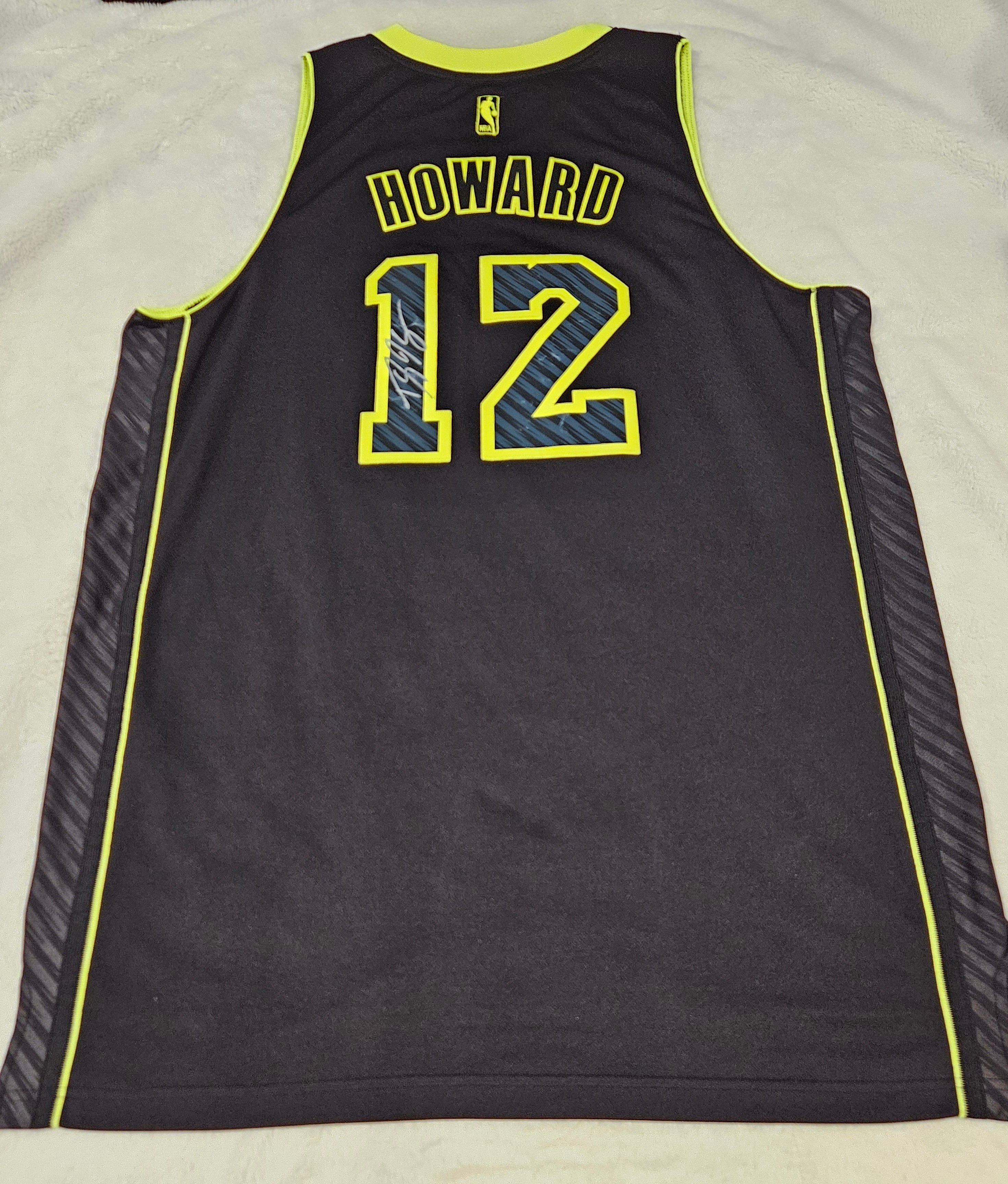 'Autographed' Adidas NBA🏀'LA Lakers''Dwight Howard' 'Limited Edition'-M Size XL